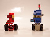 Red and blue VendBots